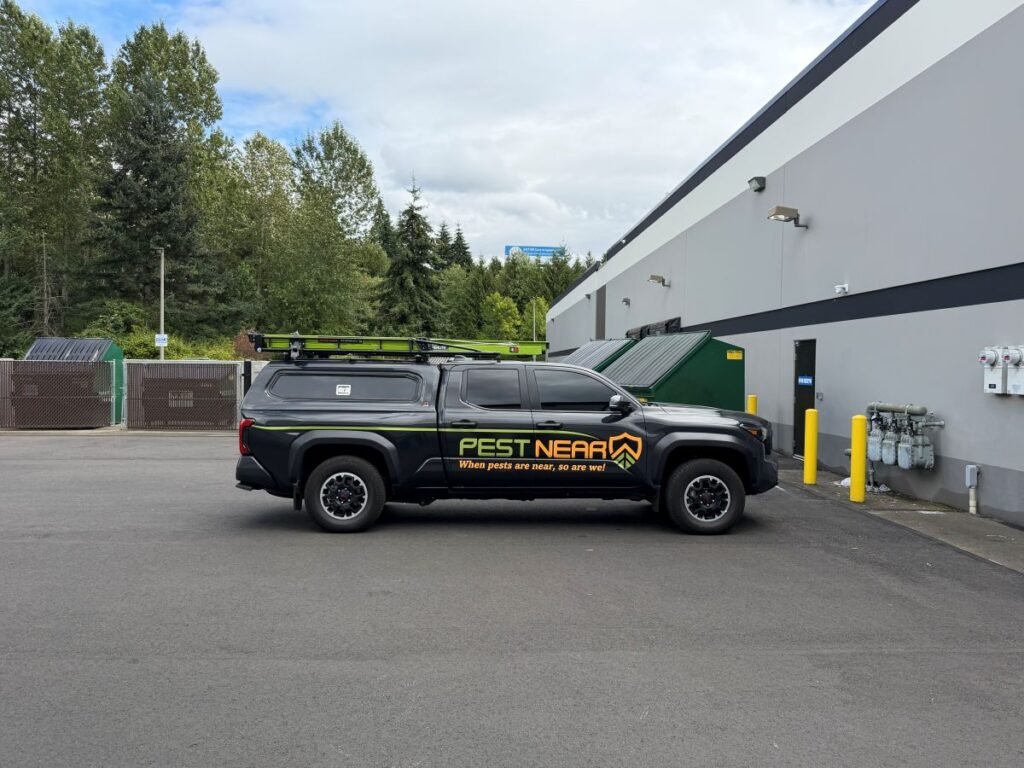 Pest Near commercial pest control service vehicle in Snohomish County
